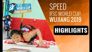 IFSC World Cup Wujiang 2019 || Speed finals highlights