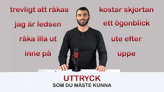 UTTRYCK alla behöver kunna!