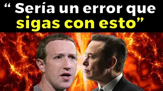 Elon Musk ADVIERTE a Zuckenberg "Sería un error que sigas con esto"