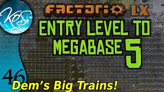 Factorio 1.X Entry Level to Megabase 5 - 46 - MORE MASSIVE TRAIN STATIONS! - Guide, Tutorial