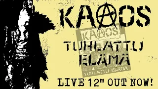 KAAOS: Tuhlattu elämä 12" (live in Viiala 1981) * Finnish Hardcore *