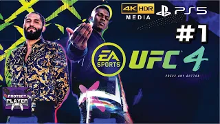 UFC4 EP.1 [PS5] 4K UHD 60 FPS HDR GAME PLAY- [PS5 VERSION]