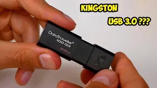 USB 3.0  Flash накопитель KINGSTON DT100G3  64 GB Обзор и тесты