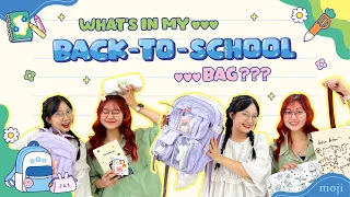 BACK TO SCHOOL 2022 | What's in my back-to-school backpack?!? - Moji Channel