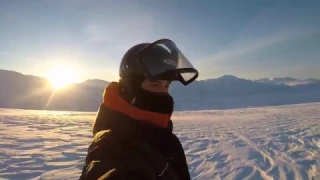 Snowmobile on Svalbard