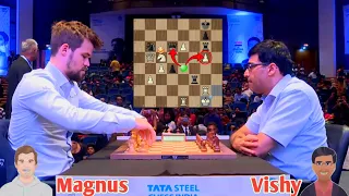 Magnus Carlsen vs Viswanathan Anand | Tata Steel Masters Blitz