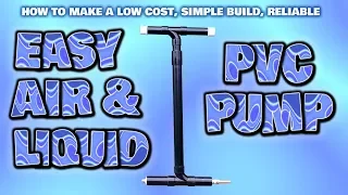 EASY PUMP - air & liquid simple PVC pump by - UK spec - by VOGMAN