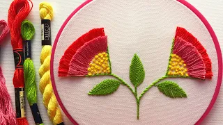 How to make a Turkey Stitch Flower | Flor en Puntada Turca