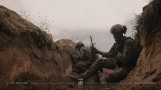 Відео з ротних тактичних навчань бійців бригади спеціального призначення «Азов»