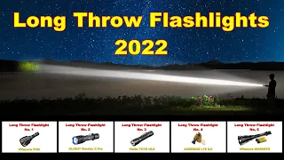 ☀️ Long Throw Flashlights for Camping 2022 | Nitecore P30i-MH40GTR, OLIGHT Warrior X Pro, Fenix TK16