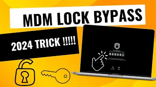 MacBook MDM Bypass 2024! Remove MDM Lock MacBook!
