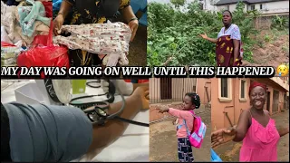 WHAT A SAD DAY😢| HOSPITAL VISIT | BUYING NEWBORN WEARS | SURPRISING MY NIGERIAN 🇳🇬NEIGHBOR #vlog
