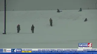 Norman residents turn winter storm into sledding opportunity