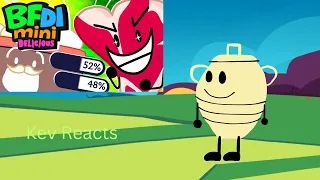 A Food Battle for the Ages— BFDI MINI DELICIOUS reaction || Bfdi Mini Season 6