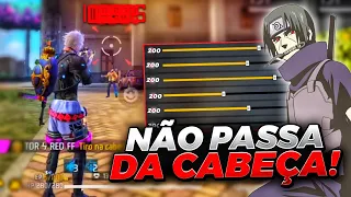 Sensi Vip! 😨⚙️ A Melhor Sensibilidade Para Subir Capa Na Nova Atualização Do Free Fire!