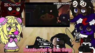 fnaf 1(and william)react to creeping towards the door