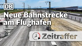 Baustelle im Zeitraffer: Neue Stuttgart 21-Bahnstrecke entsteht am Flughafen