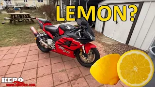 My New CBR954RR Has MAJOR Problems (Buyer's Remorse)