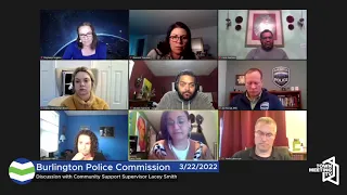 Burlington Police Commission - 3/22/2022