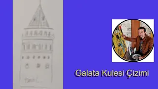 Kolay Galata Kulesi Çizimi I Easy Galata Tower Drawing