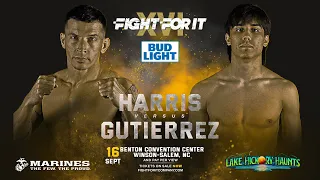 FIGHT FOR IT XVI: Ricky Harris v Ramiro Gutierrez