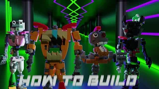 HOW TO BUILD ALL LEGO RUINED ANIMATRONICS FROM FNAF: RUIN