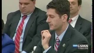"Spending is the Culprit" - Paul Ryan's remarks at the Fiscal Commission