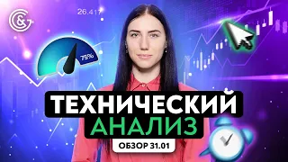 Технический анализ рынка 31.01 с Викторией Осипчук