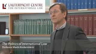 The Politics of International Law: Martti Koskenniemi