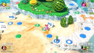 Mario Party Superstars #322 Yoshi's Tropical Island Birdo vs Luigi vs Mario vs Peach