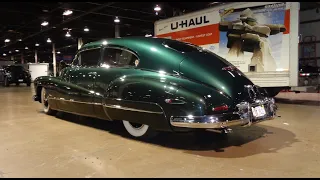 1948 Buick Super Sedanette Custom in Green & Engine Sound on My Car Story with Lou Costabile