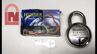 (467) ‘8 Lever’ Indian ‘Hummer’ Padlock Strip-Down - Does it Really Have 8 Levers?