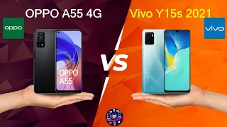 OPPO A55 4G Vs Vivo Y15s 2021 - Full Comparison [Full Specifications]