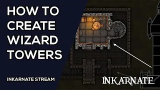 How to Create Wizard Towers | Inkarnate Stream