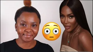 Makeup Transformation  👉🏽Viral Bomb  💣🔥😳Naomi Campbell Cirugia  🩼  Plastica #makeuptutorial