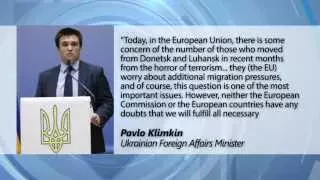 Ukraine FM Klimkim: EU fears of Donbas refugee influx hampers Ukrainian visa-free travel