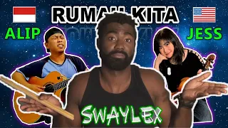 Alip Ba Ta, Jess Mancuso & Swaylex - Musical Collab - Tribute Indonesia - Rumah Kita (Our Home)