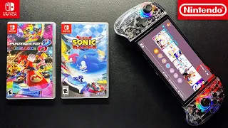 Mario Kart 8 and Sonic Racing | Which one do you like ? | Nintendo OLED