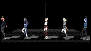 [MMD] Egoist (mirrored dance practice ver.) - Vivid BAD SQUAD