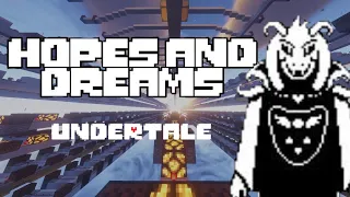 【Minecraft】hopes and dreams｜Undertale‐asriel BGM｜Noteblock Cover