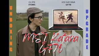 MSI Katana GF76 | Unboxing | Upgrade RAM & SSD