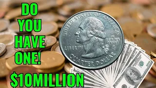 LOOK FOR MOST VALUABLE Washington QUARTER DOLLAR COINS WORTH A Lot OF MONEY!