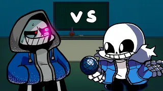 Quiet But Dusttale Sans And Sans Sings It | FNF Cover