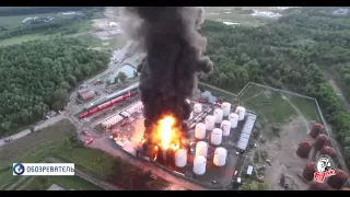 2015-06-09 Пожар на нефтебазе Киев