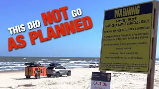 Camping on the Beach at Padre Island National Seashore