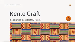 Kente Cloth Craft