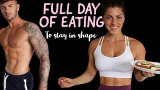 FULL DAY OF EATING - TO STAY IN SHAPE - EPIC LEG WORKOUT