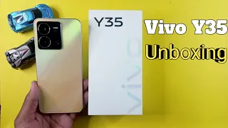 Vivo Y35 Unboxing | Hands On Design, 44Watt Fast Charger, 50Mp Camera