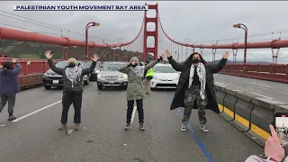 Protesters briefly shut down Golden Gate Bridge