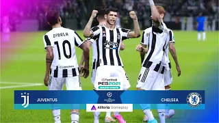 JUVENTUS vs CHELSEA Gameplay | UEFA Champions League Mode - eFootball PES 2021 | Unreal Engine